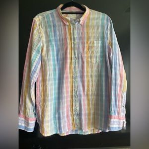 J Crew Button Down Blouse